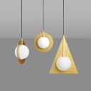 Tom Dixon - Plane Triangle & Round Pendant